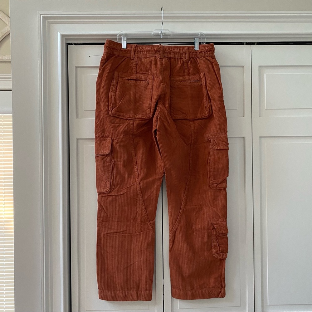 Free People Tahiti Corduroy Cords Cargo Pants | Size Large - Picture 7 of 9